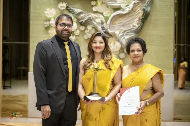Prof. Ramani at an awards evening